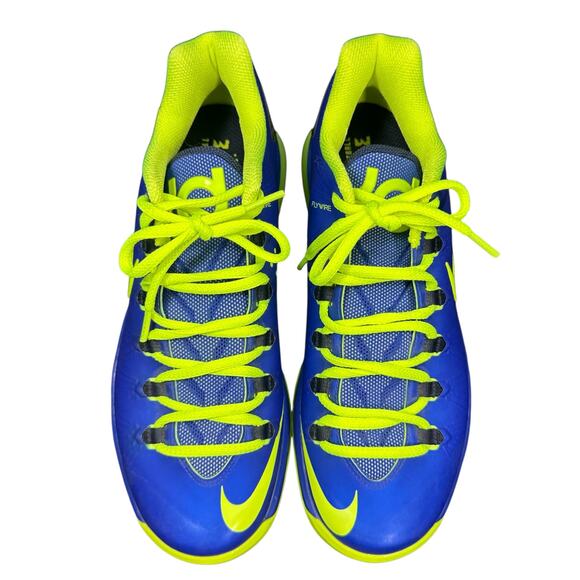 Nike KD v5 Elite Superhero Size 7 Hyper Blue Volt 585386-400 CLEAN - Picture 1 of 11